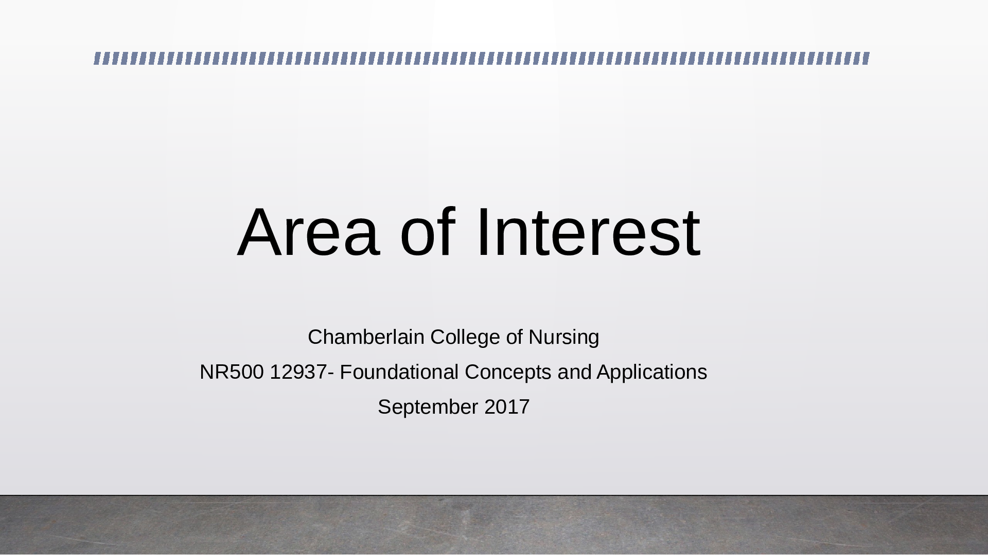 Preview image for NR 500 Area of Interest-Week 5 - Foundational Concepts and Applications September